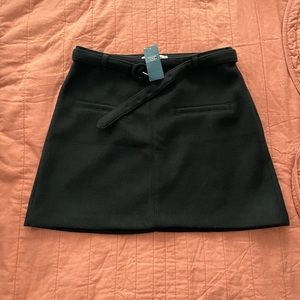 Black Abercrombie Belted Miniskirt, size M